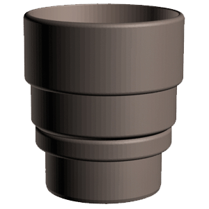 Муфта-переходник Lux/Premium Дёке шоколад Муфта-переходник Lux/Premium Дёке шоколад